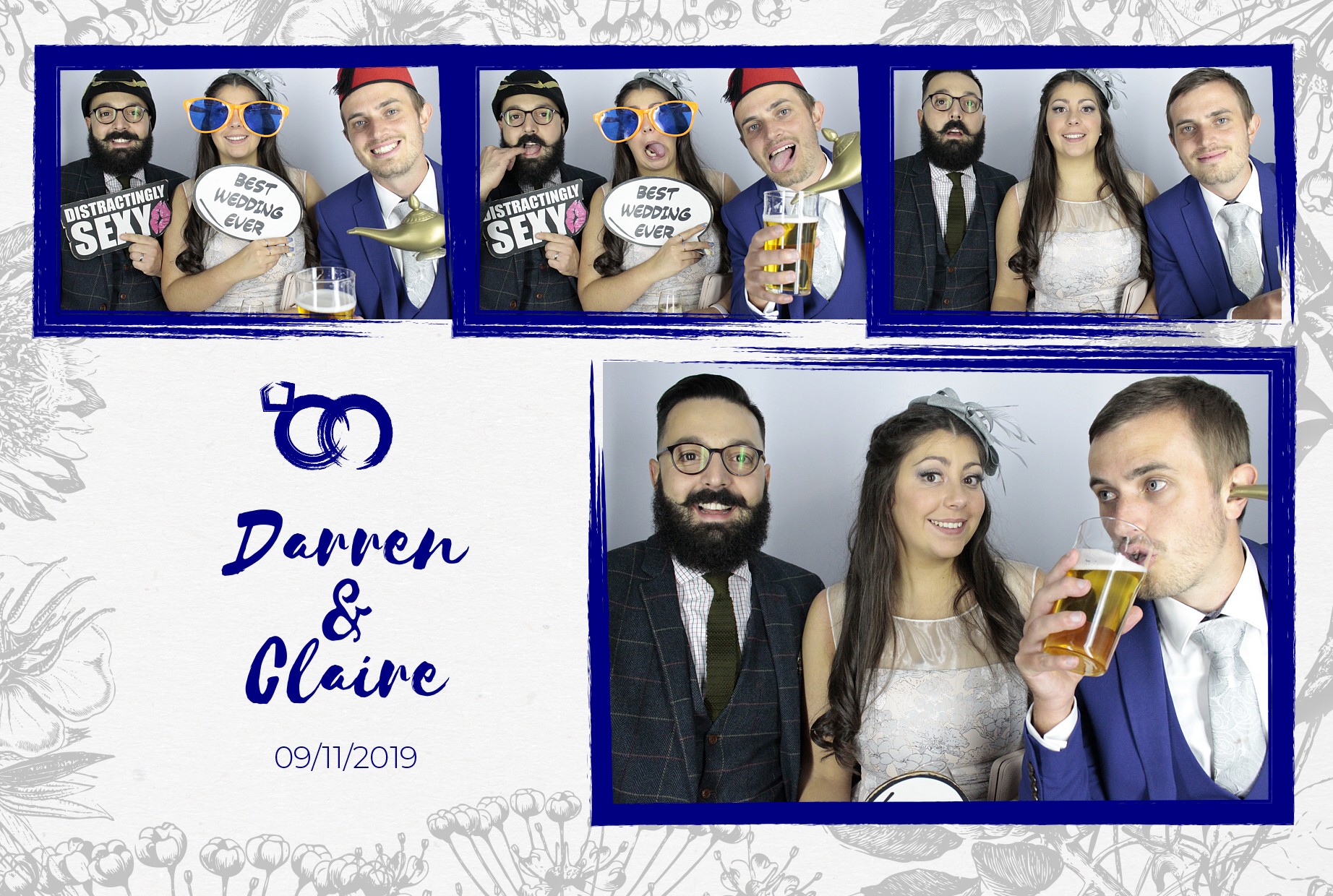 Darren and Claire’s Wedding  | View more photos from the event at gallery.myphotoboothexperience.co.uk/u/MyPhotoBoothExperienceLtd/Darren-and-Claire’s-Wedding